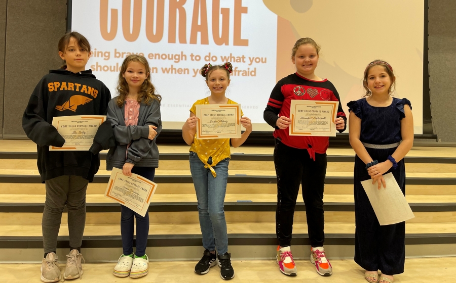 courage character ceremony